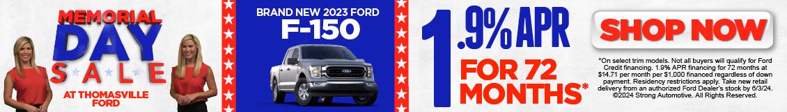 New 2023 Ford F-150 - 1.9% APR* - Shop Now