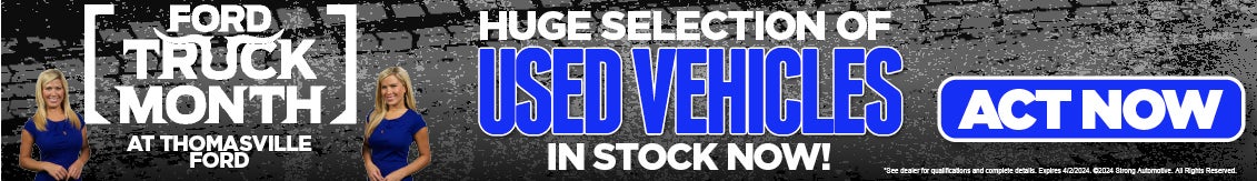 Huge selection of used vehicles in stock now! - Act Now