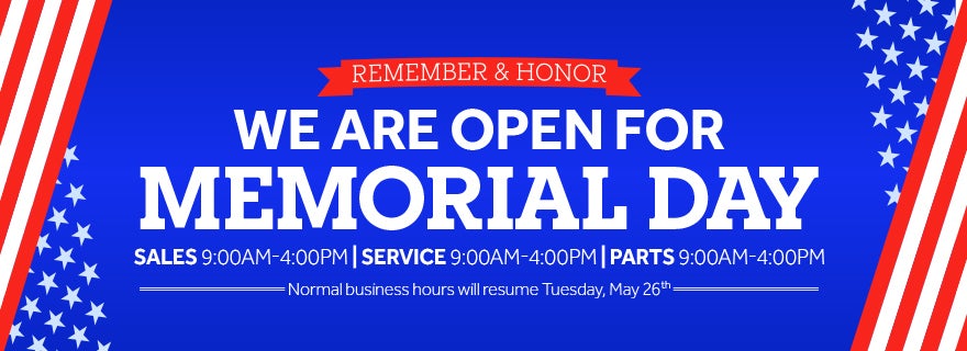 open memorial day